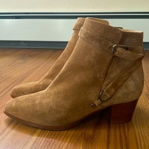 Longchamp Suede Ankle Boots